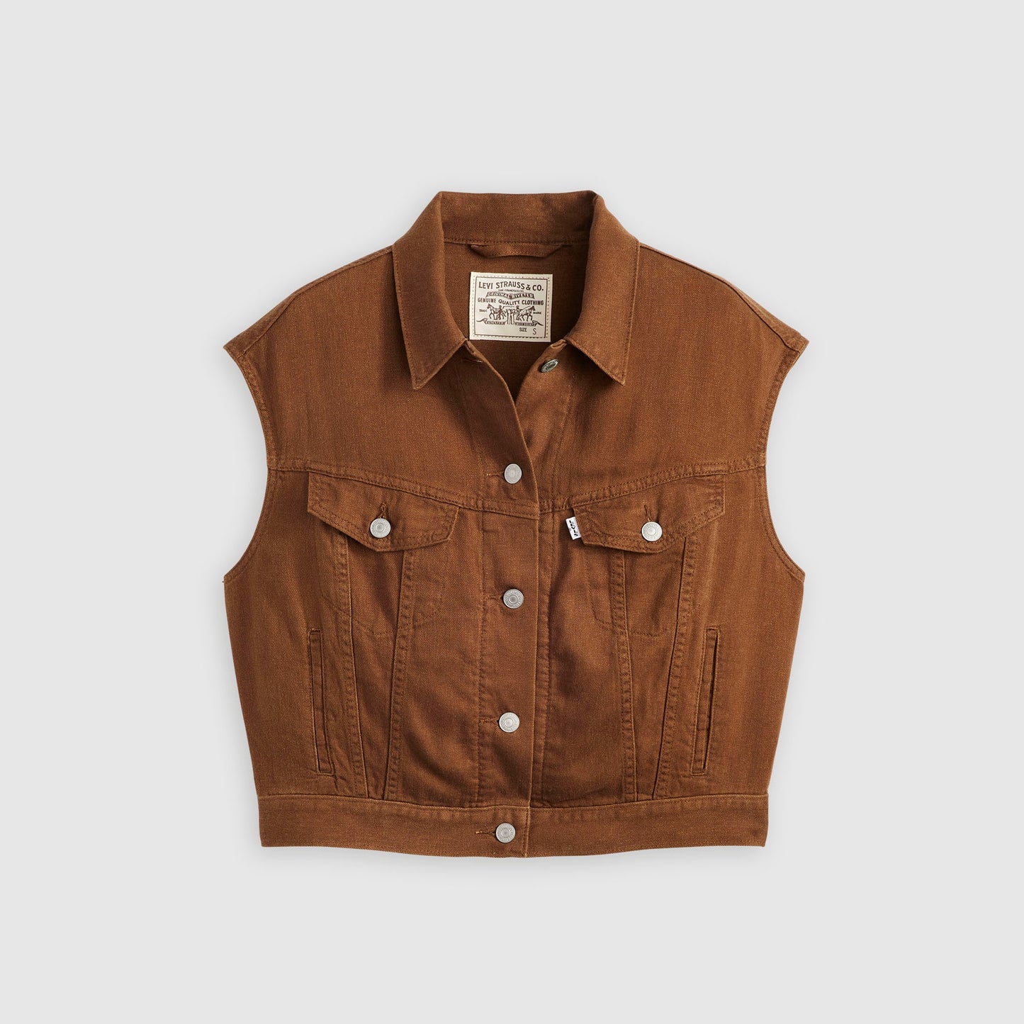 LEVI'S® WOMEN'S SHRUNKEN '90S VEST - NEUTRAL