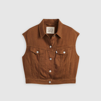 LEVI'S® WOMEN'S SHRUNKEN '90S VEST - NEUTRAL