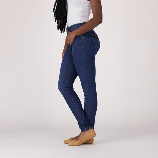 LEVI'S® CURVY HIGH-RISE SUPERSKINNY - DARK INDIGO - WORN IN