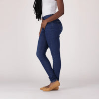 LEVI'S® CURVY HIGH-RISE SUPERSKINNY - DARK INDIGO - WORN IN