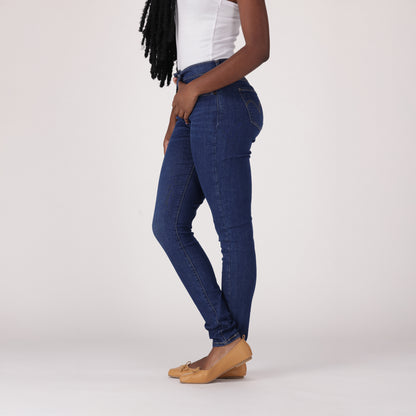 LEVI'S® CURVY HIGH-RISE SUPERSKINNY - DARK INDIGO - WORN IN