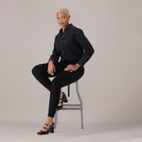 LEVI'S® WOMEN'S CURVY SUPER SKINNY  - BLACK