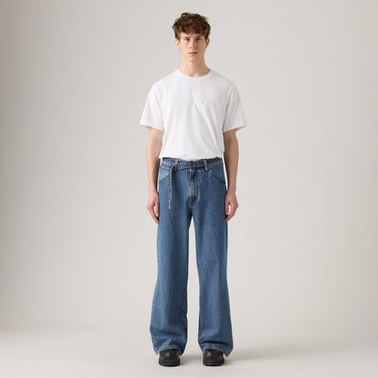 LEVI'S® MEN'S TWISTED BAGGY WIDE JEANS - MED INDIGO - WORN IN