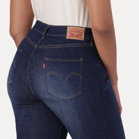 LEVI'S® WOMEN'S CURVY  SUPER SKINNY  - MED INDIGO - WORN IN