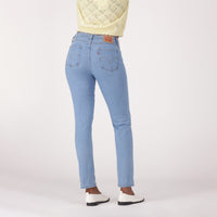 LEVI'S® WOMEN'S CURVY STRAIGHT  - MED INDIGO - WORN IN