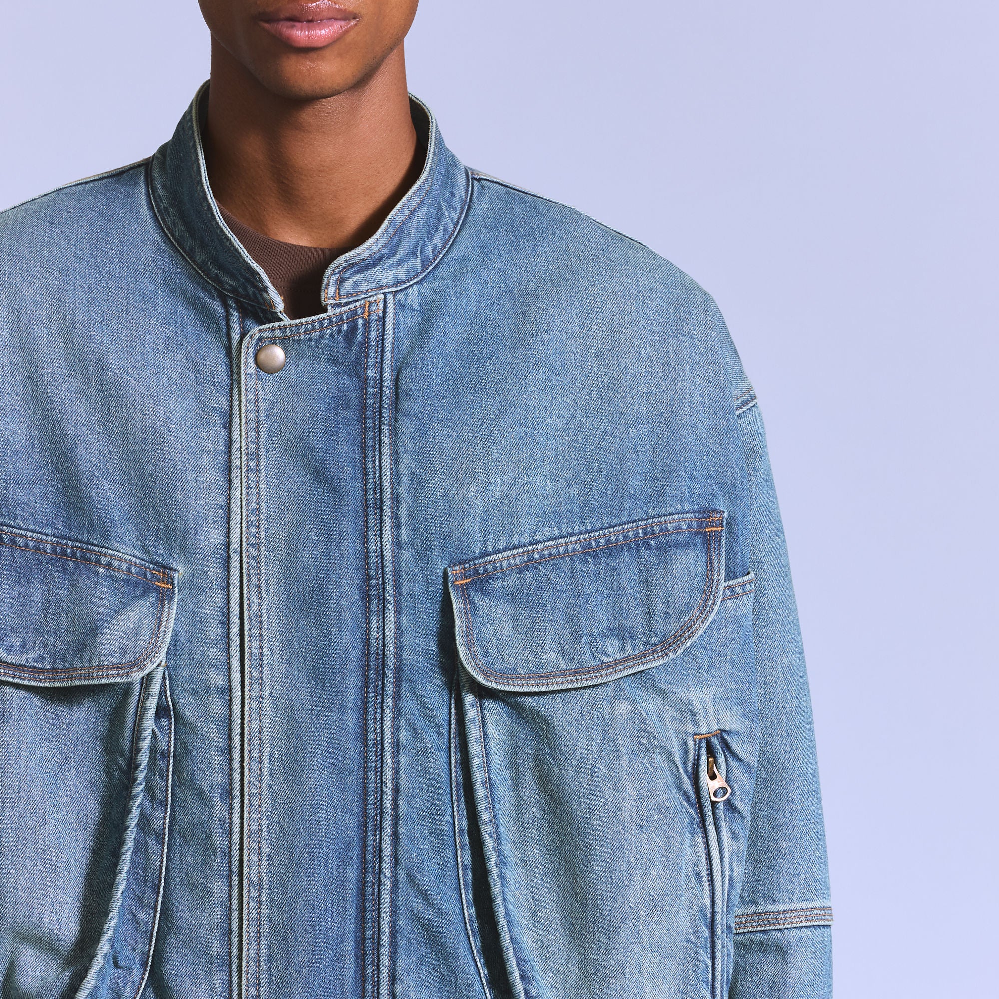 LEVI'S® BLUE TAB™ MEN'S DENIM BOMBER JACKET - BLUE