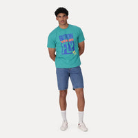 LEVI'S® MEN'S 405 STANDARD SHORTS - MED INDIGO - WORN IN