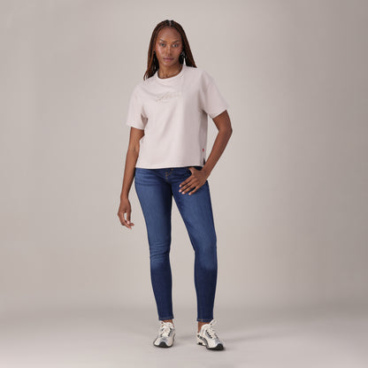 LEVI'S® WOMEN'S CURVY SKINNY  - DARK INDIGO  WORN IN