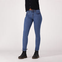 LEVI'S® WOMEN'S CURVY SKINNY  - MED INDIGO - FLAT FINISH