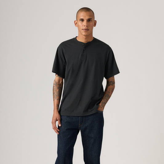 LEVI'S® MEN'S VENTURA HENLEY - BLACK
