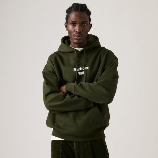 LEVI'S® X BARBOUR GRAPHIC HOODIE - GREEN