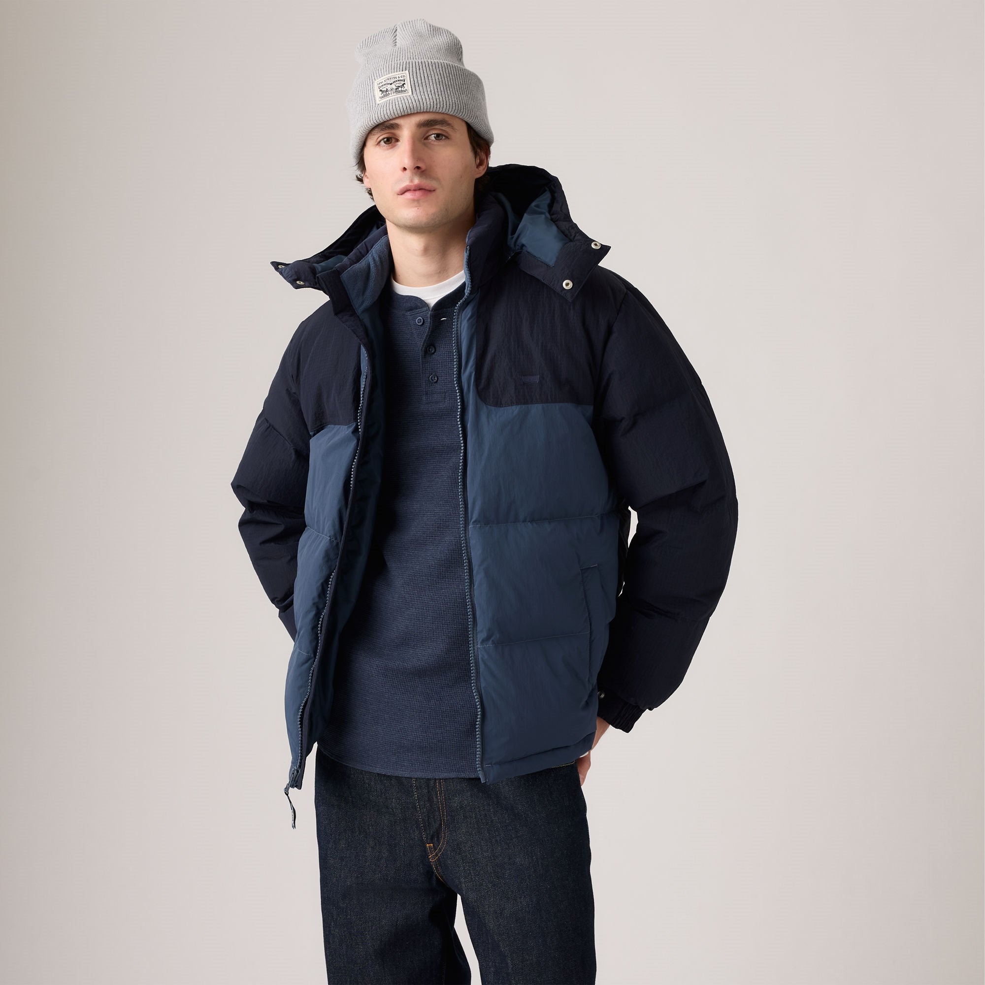 LEVI'S® MEN'S ROCKRIDGE SHORT PUFFER - MULTI COLOUR