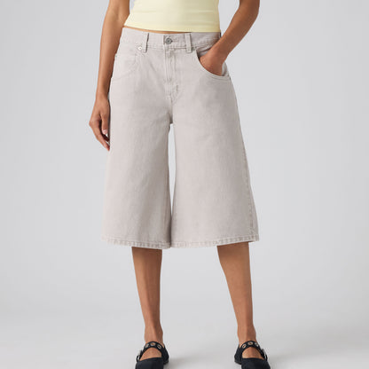LEVI'S® WOMEN'S SUPER BAGGY JORTS - GREY