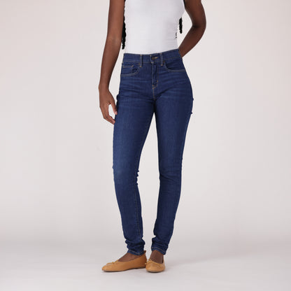 LEVI'S® CURVY HIGH-RISE SUPERSKINNY - DARK INDIGO - WORN IN