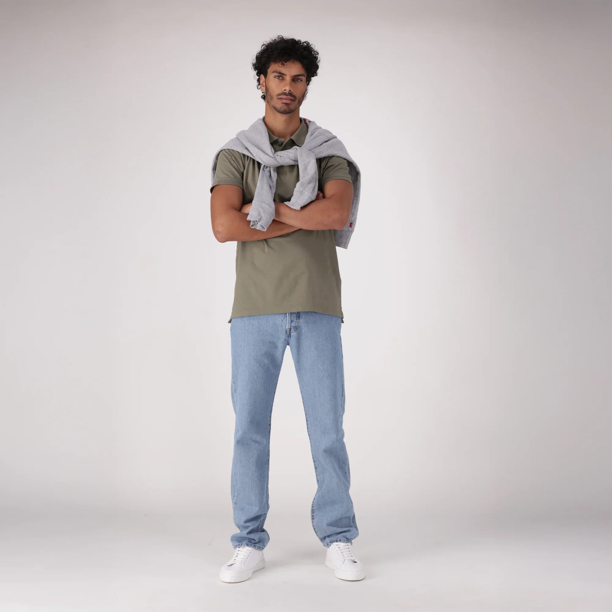 LEVI'S® MEN'S HOUSEMARK POLO SHIRT - GREEN