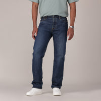 LEVI'S® MEN'S 501® ORIGINAL JEANS - MED INDIGO - WORN IN