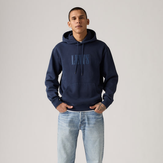 LEVI'S® MEN'S RELAXED GRAPHIC HOODIE - BLACK