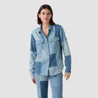 LEVI'S® WOMEN'S PATCHWORK ICONIC WESTERN SHIRT - MULTI COLOUR
