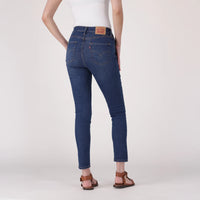 LEVI’S® WOMEN'S 721 HIGH-RISE SKINNY JEANS - MED INDIGO - WORN IN
