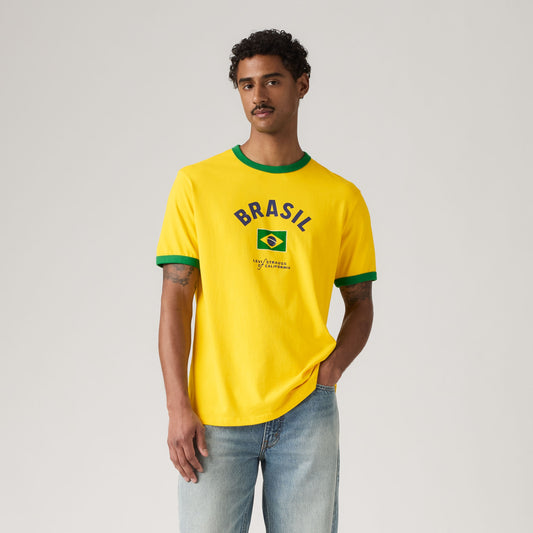LEVI'S® BRAZIL MEN'S RINGER TEE - MULTI COLOUR