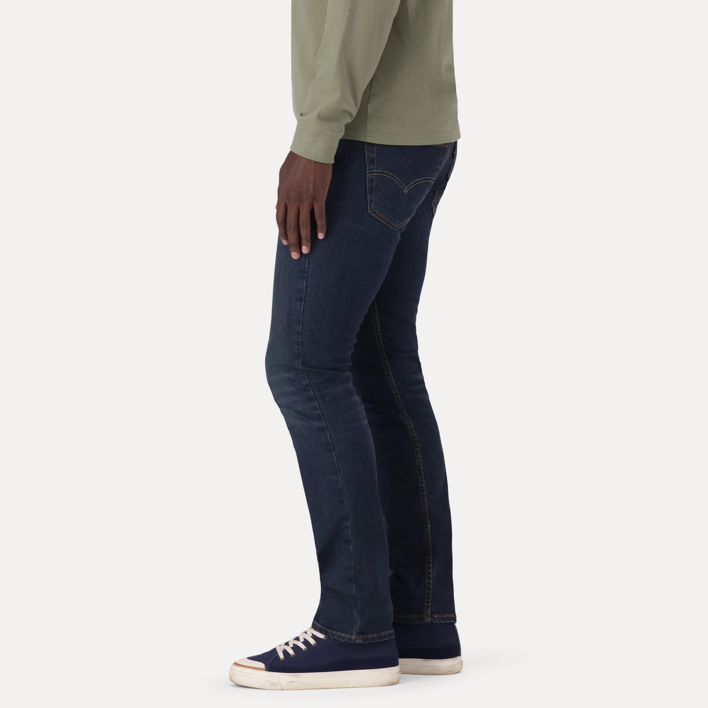 LEVI'S® MEN'S 511™ SLIM JEANS - MED INDIGO - WORN IN