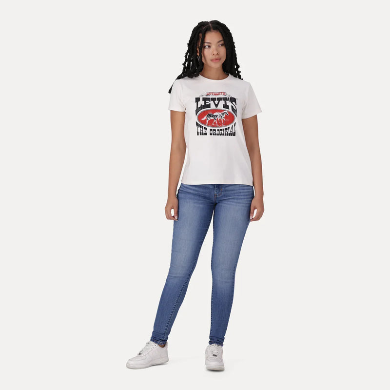 LEVI'S® WOMEN'S CURVY SUPER SKINNY - MED INDIGO - WORN IN