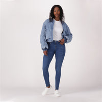 LEVI'S® WOMEN'S CURVY  SUPER SKINNY  - DARK INDIGO  WORN IN