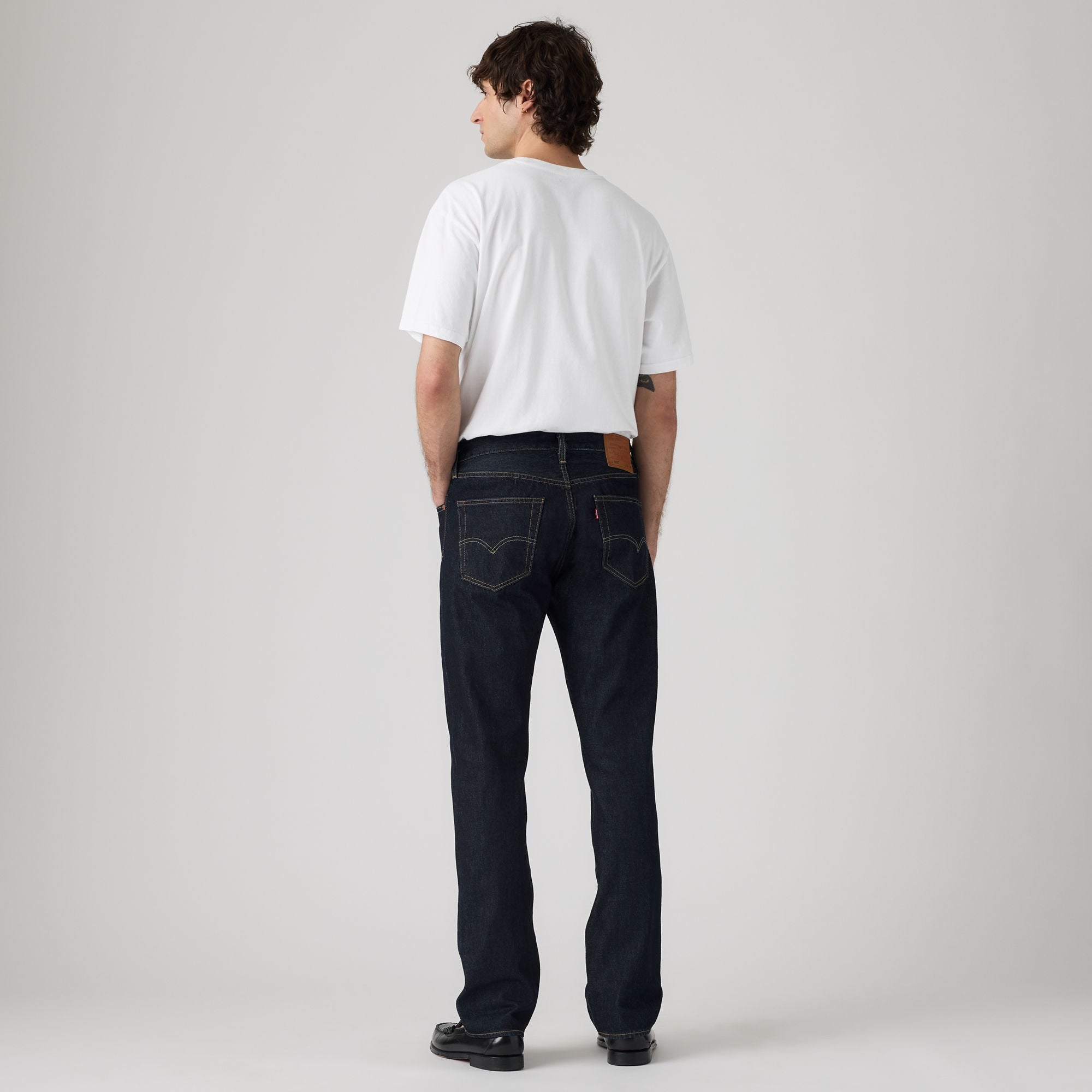 LEVI'S® MEN'S 501® ORIGINAL THERMODAPT JEANS - DARK INDIGO - FLAT FINISH
