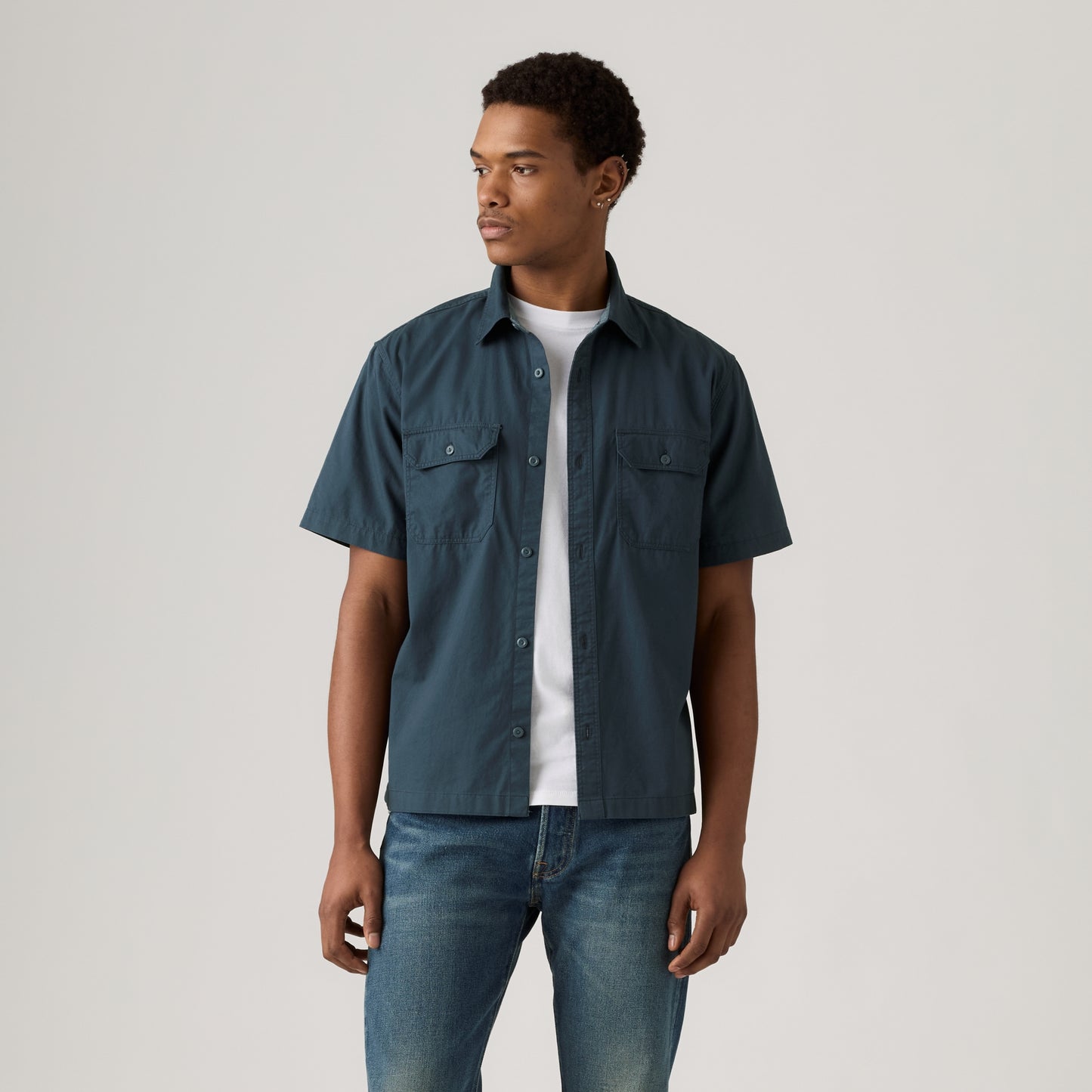 LEVI'S® MEN'S SHORT-SLEEVE DALTON WORKWEAR SHIRT - MULTI COLOUR