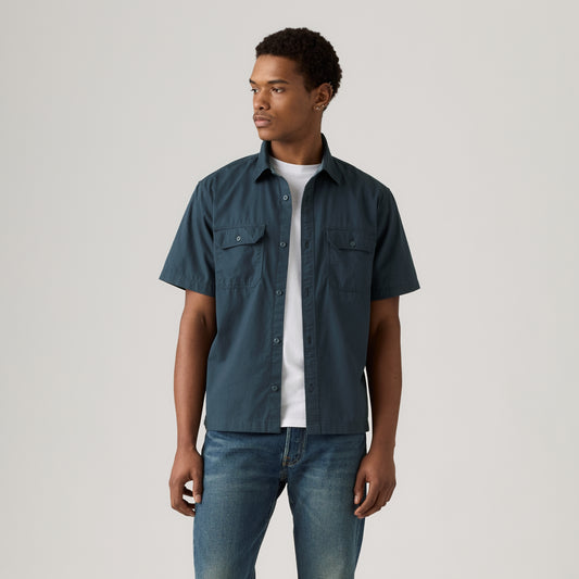 LEVI'S® MEN'S SHORT-SLEEVE DALTON WORKWEAR SHIRT - MULTI COLOUR
