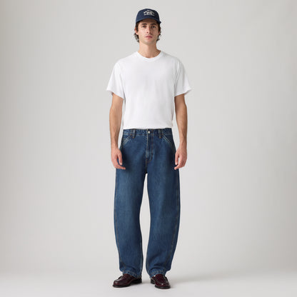 LEVI'S® MEN'S BAGGY BARREL JEANS - DARK INDIGO - WORN IN