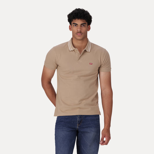 LEVI'S® MEN'S HOUSEMARK POLO SHIRT - TAN