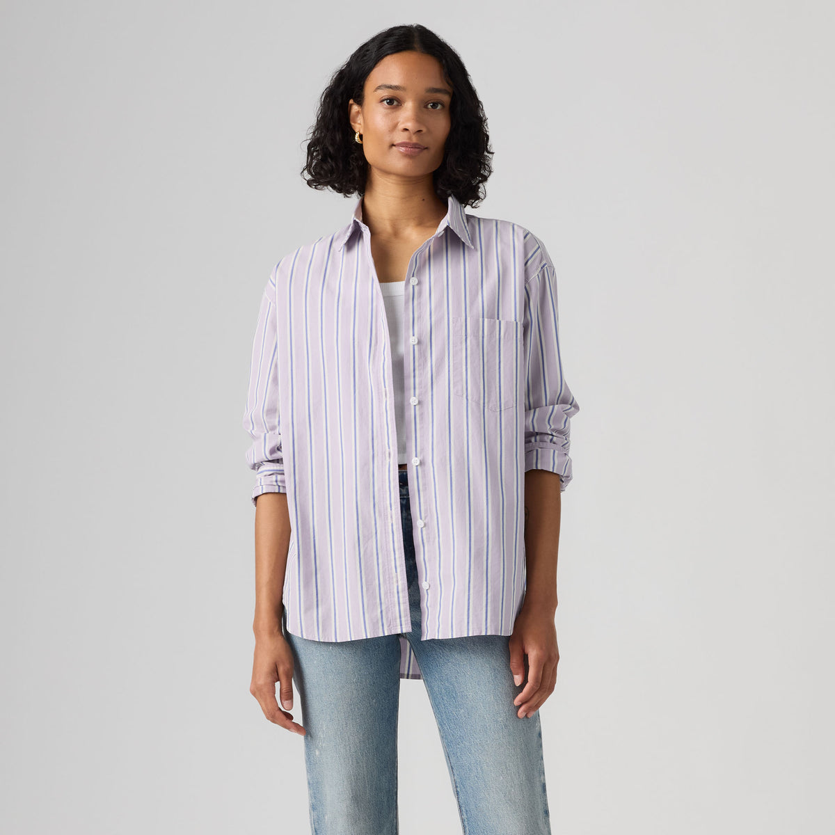LEVI'S® WOMEN'S HARLIE BOYFRIEND SHIRT - MULTI-COLOR