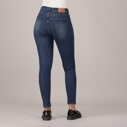 LEVI'S® WOMEN'S CURVY SKINNY  - DARK INDIGO  WORN IN