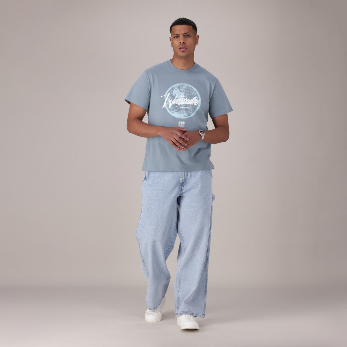 LEVI'S® MEN'S EXTRA BAGGY UTILITY - LIGHT INDIGO - WORN IN
