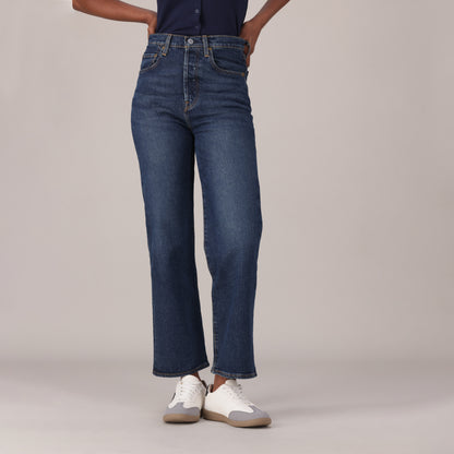 LEVI'S® WOMEN'S 501® ORIGINAL JEANS - MED INDIGO - WORN IN