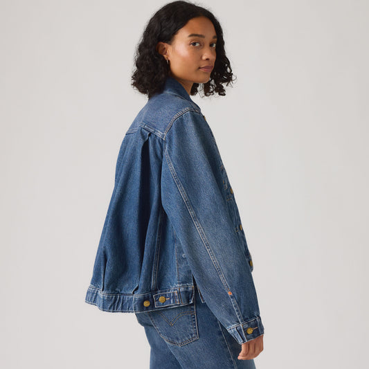 LEVI’S® X SACAI WOMEN'S BLOUSON JACKET - VINTAGE BLUE