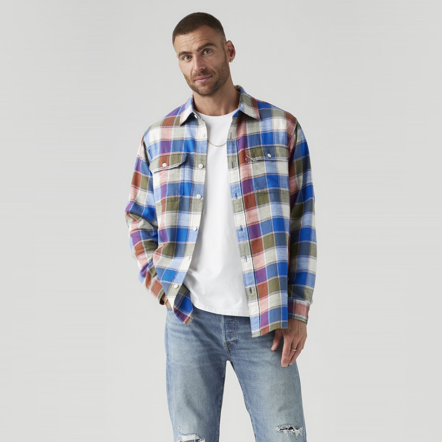 LEVI’S® MEN’S JACKSON WORKER OVERSHIRT - MULTI COLOUR