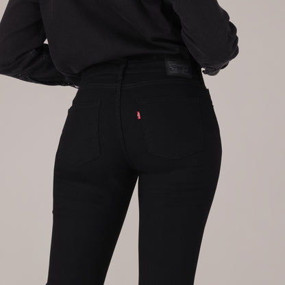 LEVI'S® WOMEN'S CURVY SUPER SKINNY  - BLACK