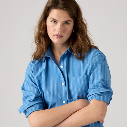 LEVI'S® WOMEN'S HARLIE BOYFRIEND SHIRT - BLUE