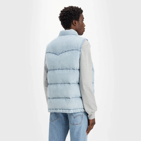 WESTERN SUPER PUFFER VEST - BLUE