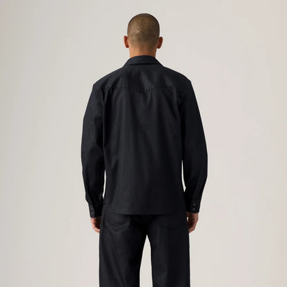 LEVI'S® MEN'S RELAXED COATED WESTERN SHIRT - BLACK