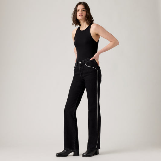 LEVI'S® WOMEN'S WEDGIE BOOTCUT JEANS - BLACK