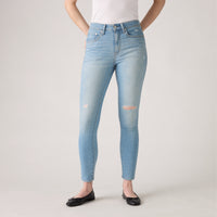 LEVI’S® WOMEN'S 721 HIGH-RISE SKINNY JEANS - MED INDIGO - WORN IN
