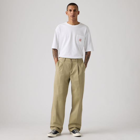 LEVI'S® MEN'S LOOSE PLEATED WORK CHINOS - TAN