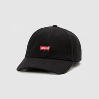 LEVI'S® FLEXFIT® HOUSEMARK LOGO CAP - BLACK