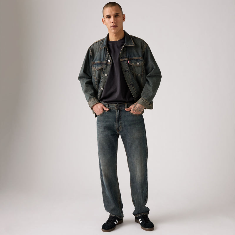 LEVI'S® MEN'S 555™ '96 RELAXED STRAIGHT JEANS - DARK INDIGO WORN IN