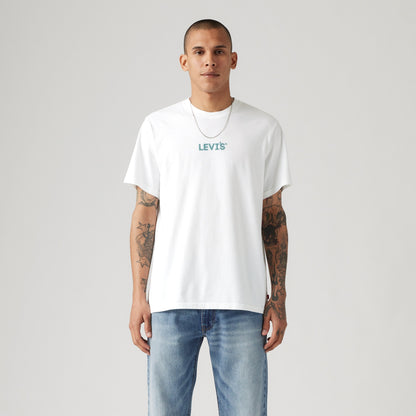 LEVI'S® MEN'S RELAXED FIT SHORT-SLEEVE GRAPHIC T-SHIRT - WHITE