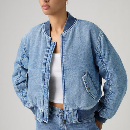 LEVI'S® WOMEN'S SCOUT WESTERN BOMBER JACKET - MULTI COLOUR