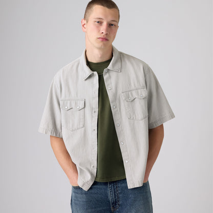 LEVI'S® MEN'S SHORT-SLEEVE BOXY WESTERN SHIRT - MULTI-COLOR